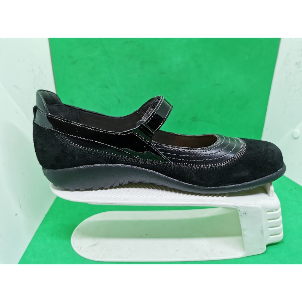 New NAOT Shoes Kirei Women's Size 9/ 40 Black Suede Leather Maryjane Comfort - Picture 6 of 16